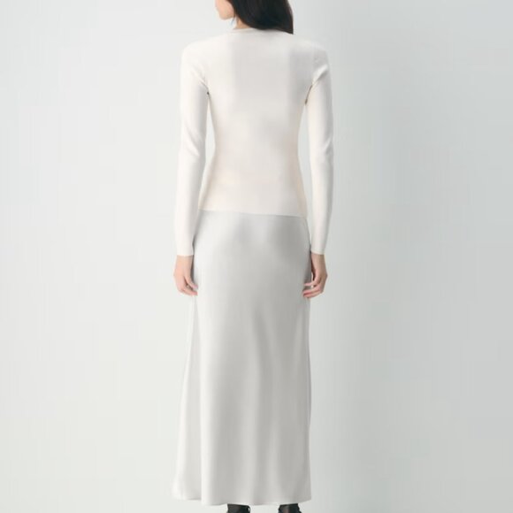 NWT Aritzia SHELLY Cardigan Light Birch M - Picture 5 of 7